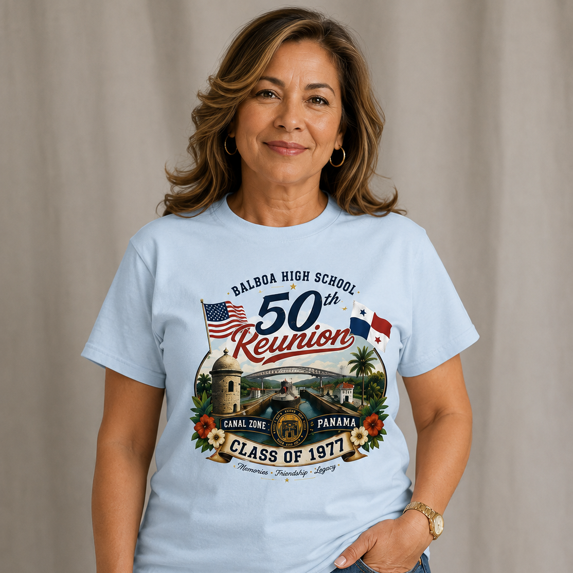 GOD SKWAD Balboa High School 50th Reunion Tee