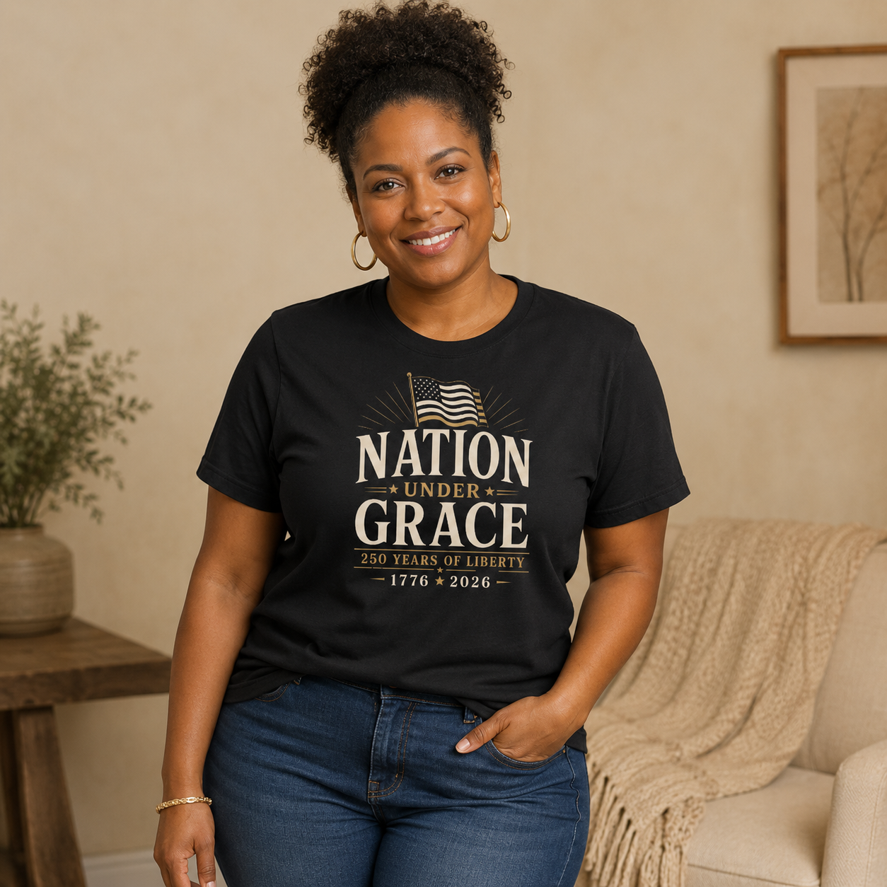 Nation Under Grace Semiquincentennial Heritage Tee