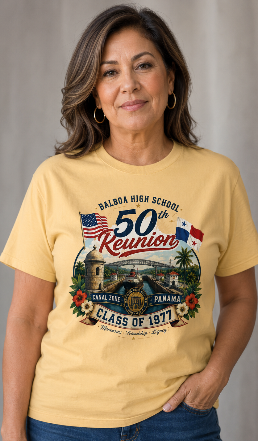 GOD SKWAD Balboa High School 50th Reunion Tee